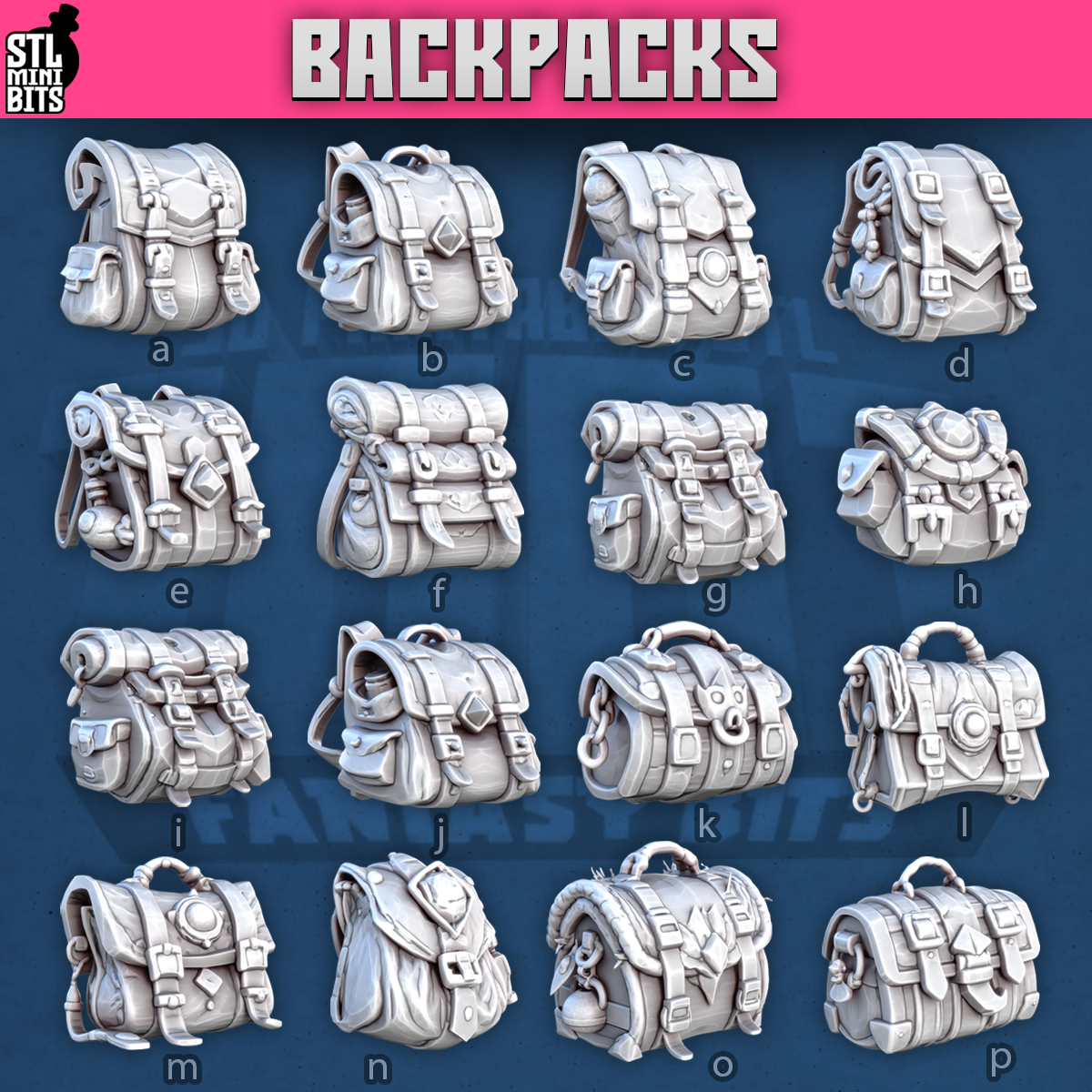 1001 Fantasy Bits - Backpacks