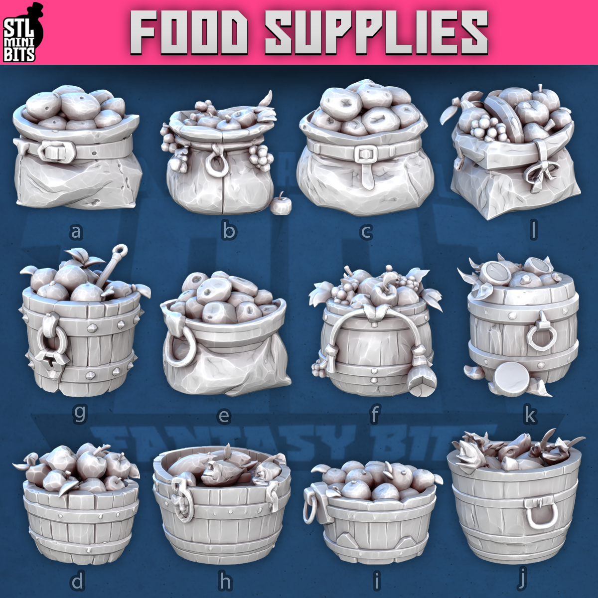 1001 Fantasy Bits - Food Supplies