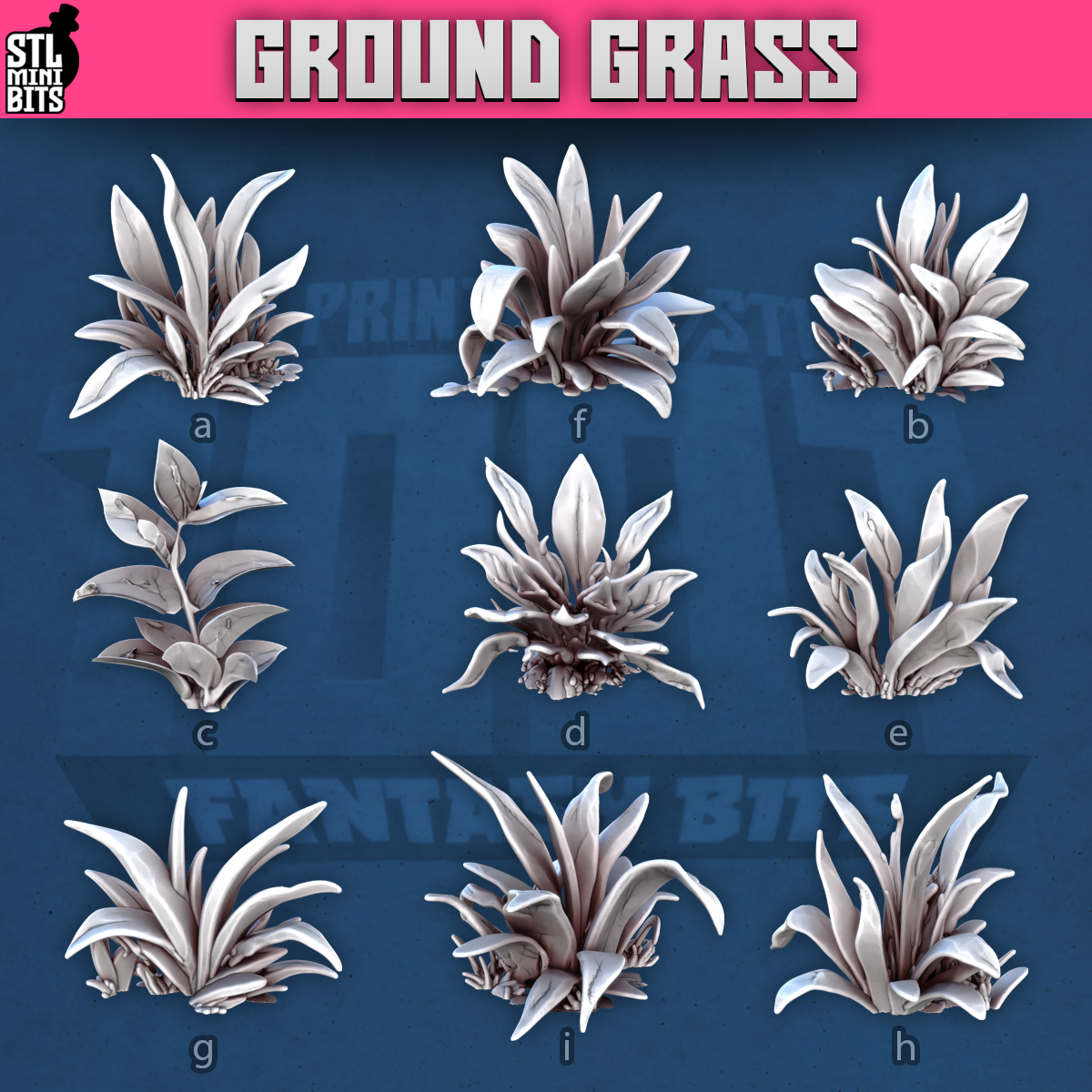 1001 Fantasy Bits - Ground Grass