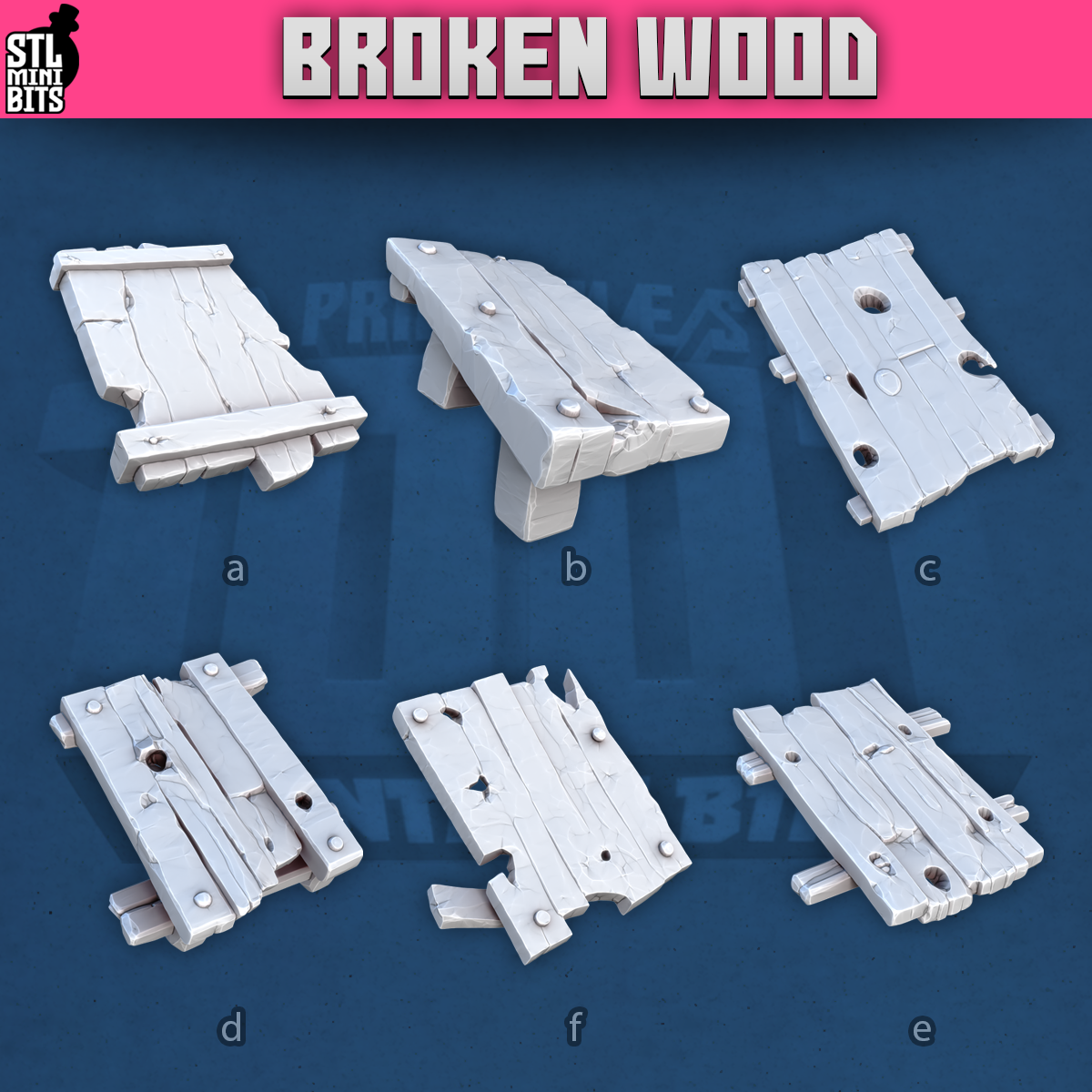 1001 Fantasy Bits - Broken Wood