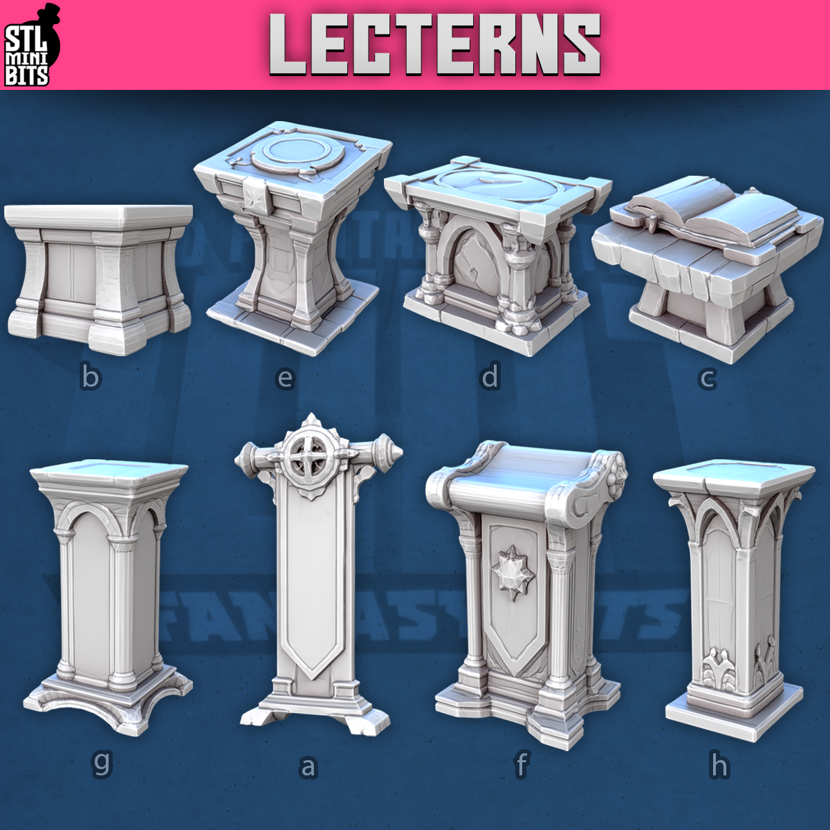 1001 Fantasy Bits - Lectern