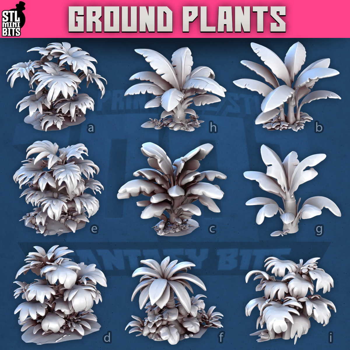 1001 Fantasy Bits - Ground Plants