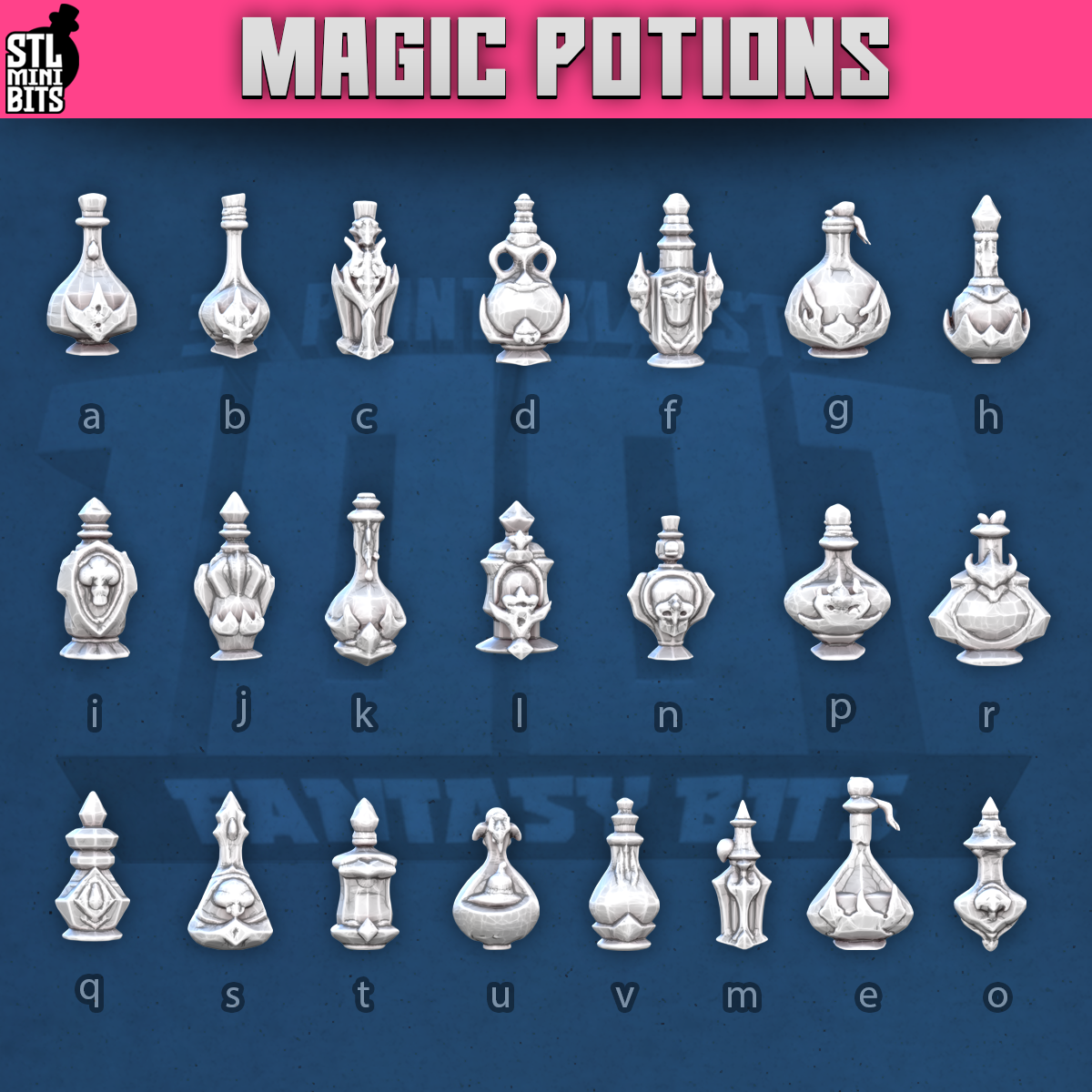 1001 Fantasy Bits - Magic Potions