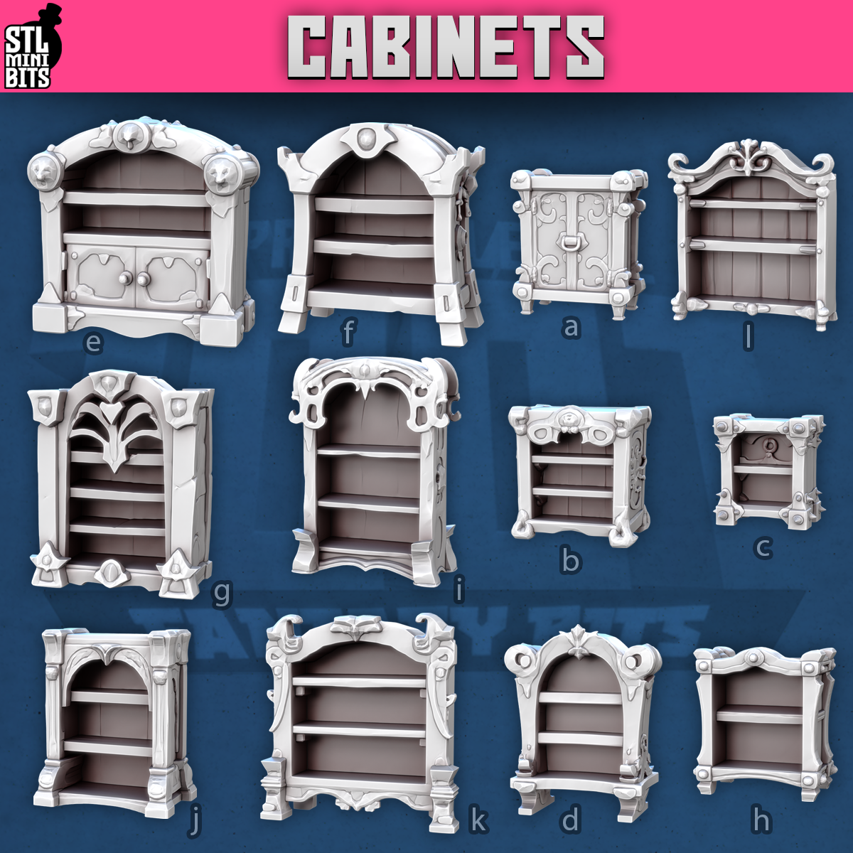 1001 Fantasy Bits - Cabinet