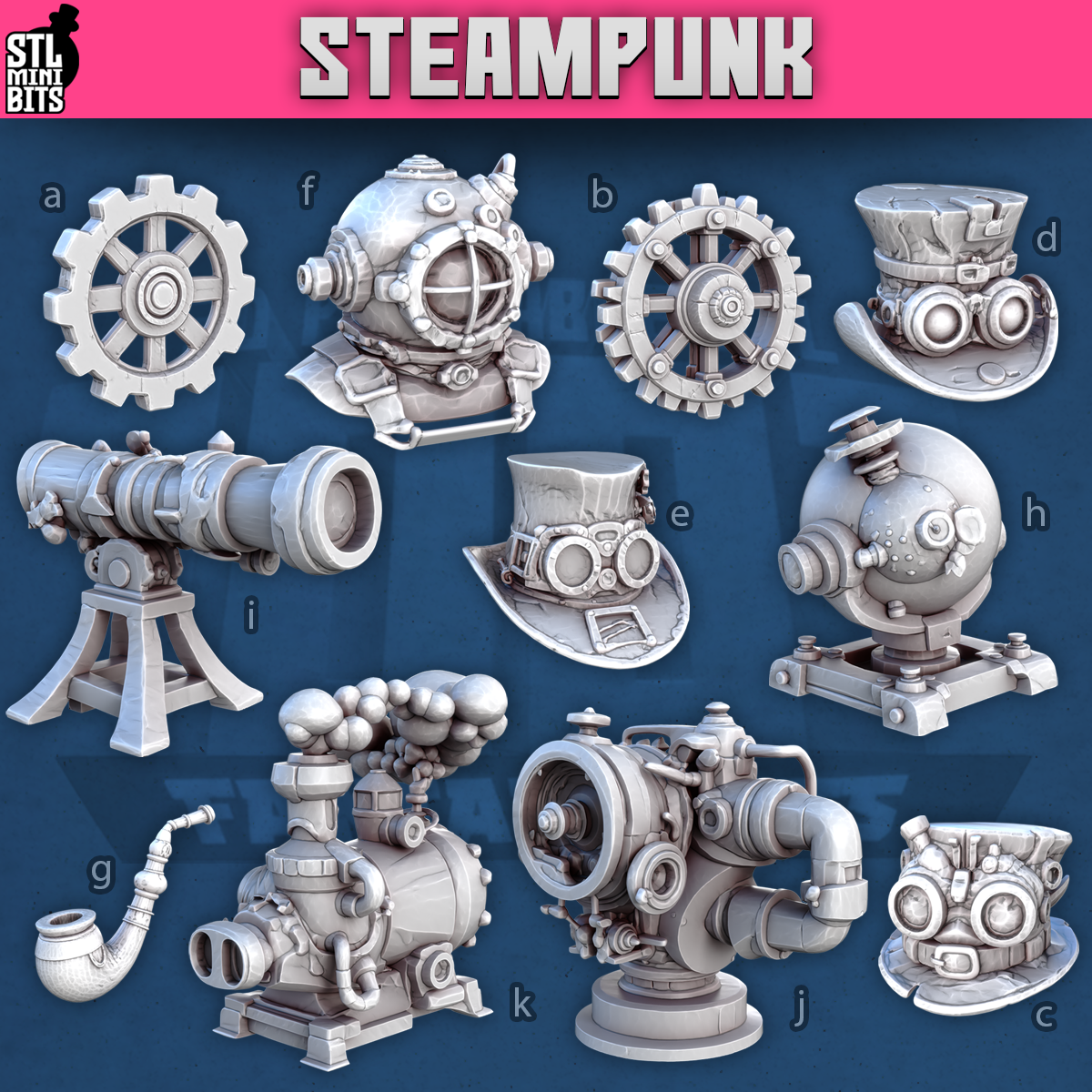 1001 Fantasy Bits - SteamPunk