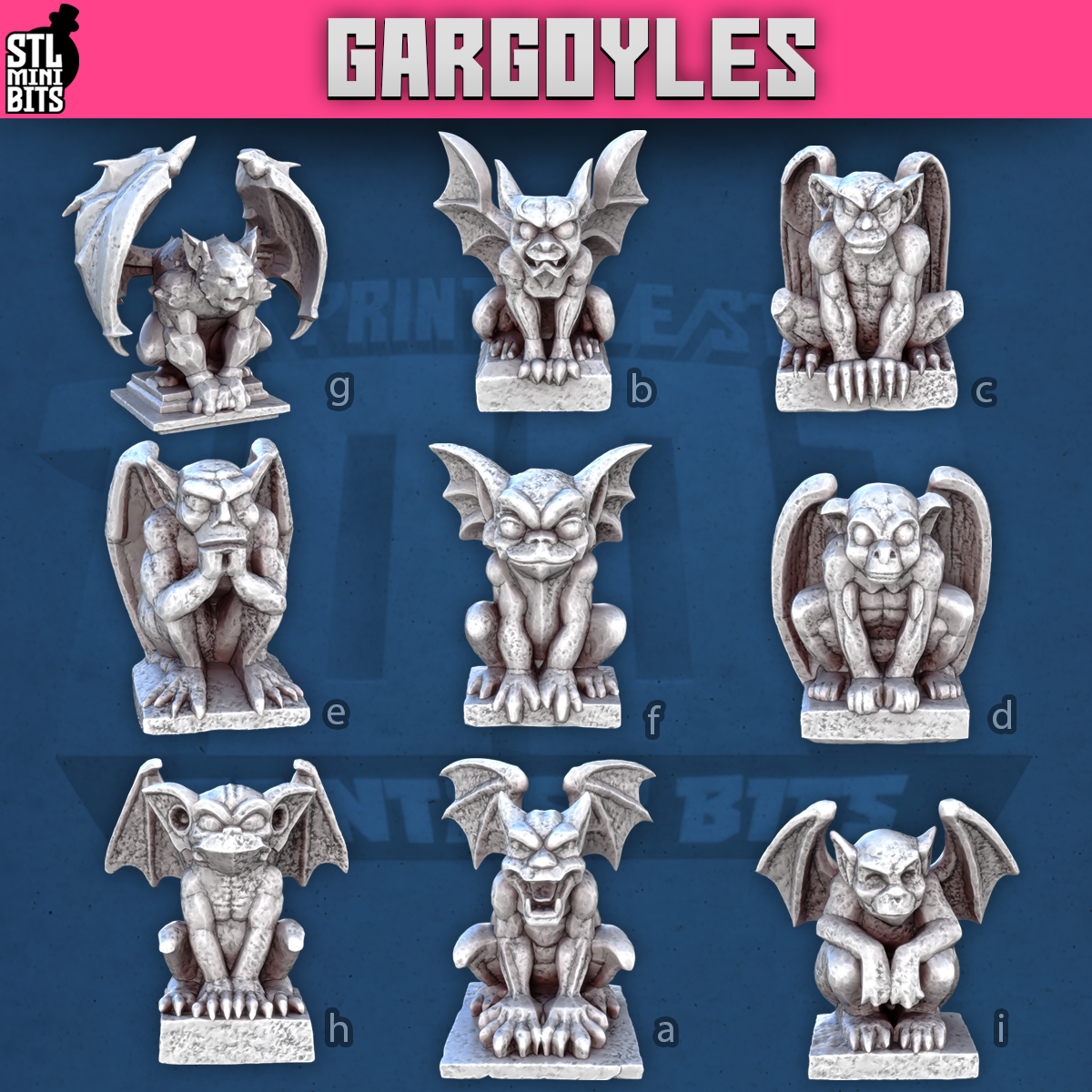 1001 Fantasy Bits - Gargoyle
