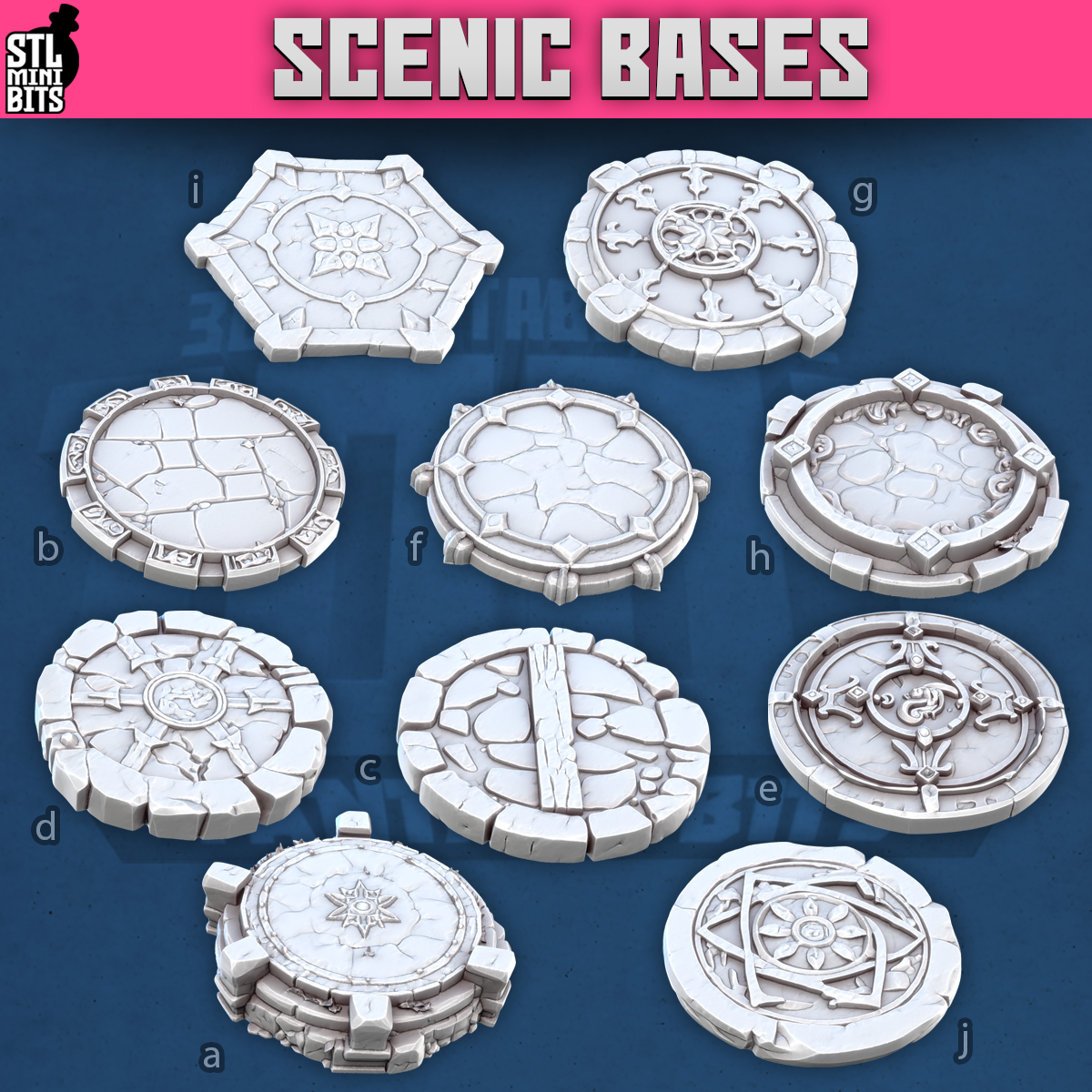 1001 Fantasy Bits - Scenic Bases