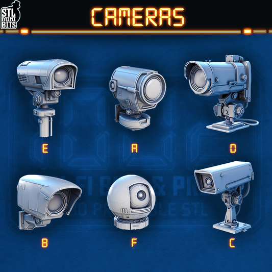 1002 SCI-FI Bits&Props - Cameras STL Digital