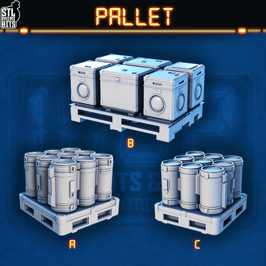 1002 SCI-FI Bits&Props – Pallet STL Digital