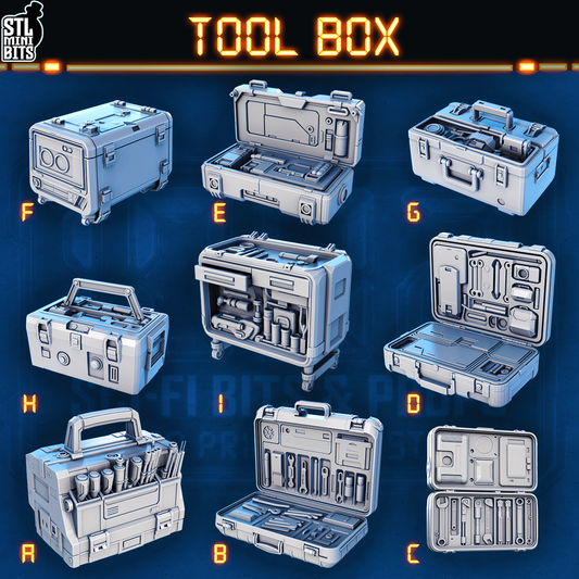 1002 SCI-FI Bits&Props – Tool Box STL Digital
