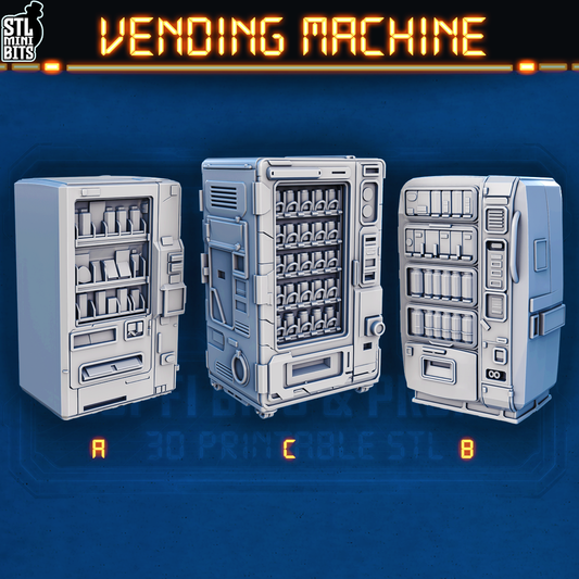1002 SCI-FI Bits&Props – Vending Machine STL Digital