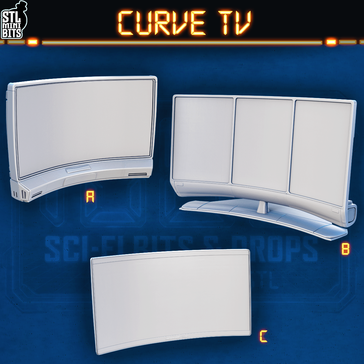 1002 SCI-FI Bits&Props – Curve TV STL Digital