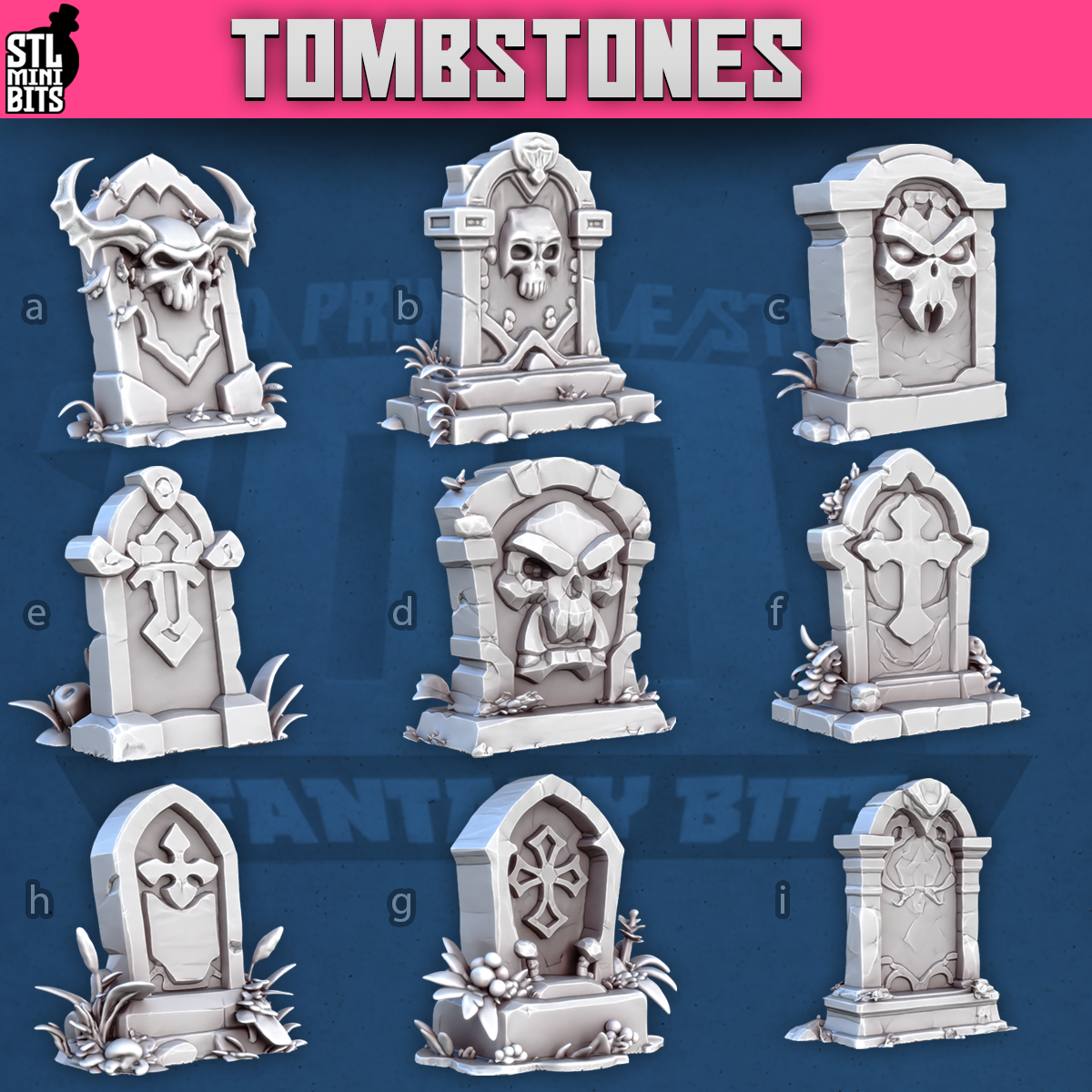 1001 Fantasy Bits - Tombstones