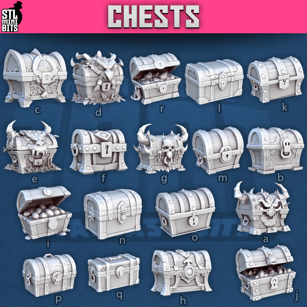1001 Fantasy Bits - Chests