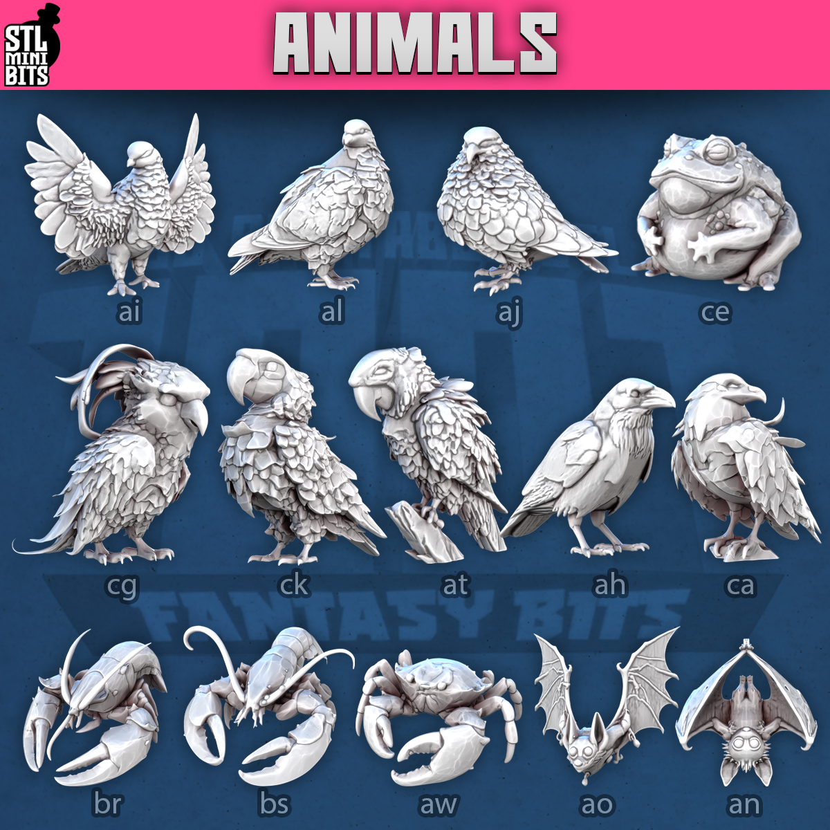 1001 Fantasy Bits - Animals