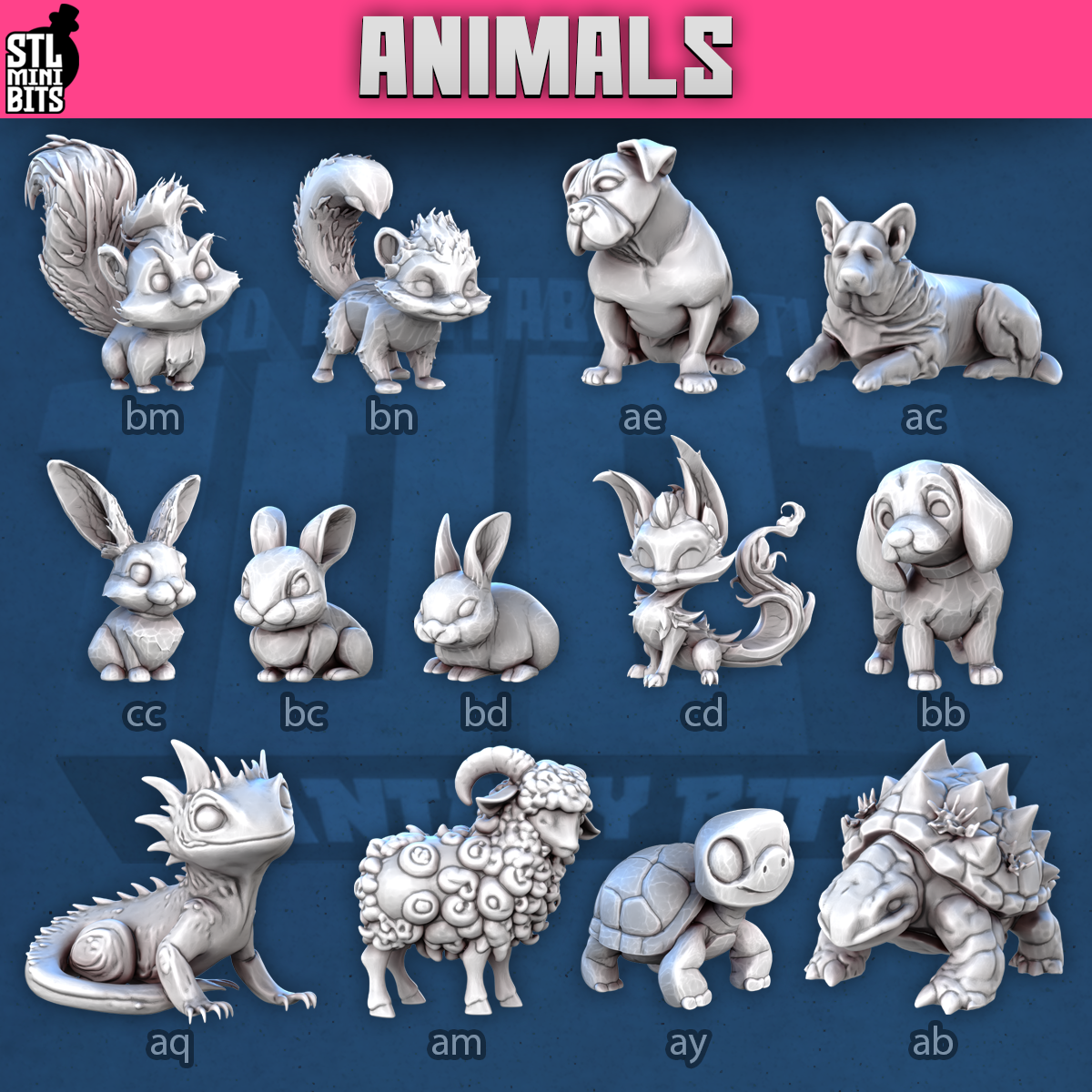 1001 Fantasy Bits - Animals