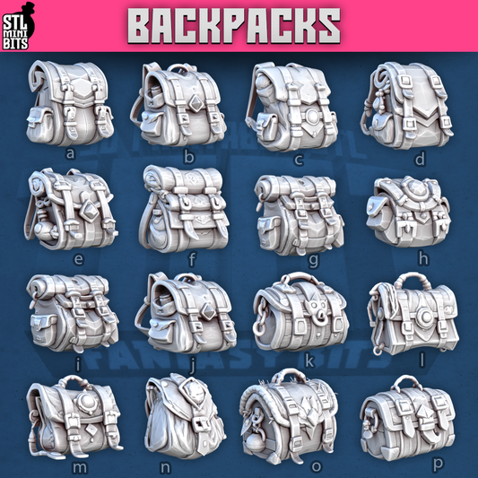 1001 Fantasy Bits - Backpacks