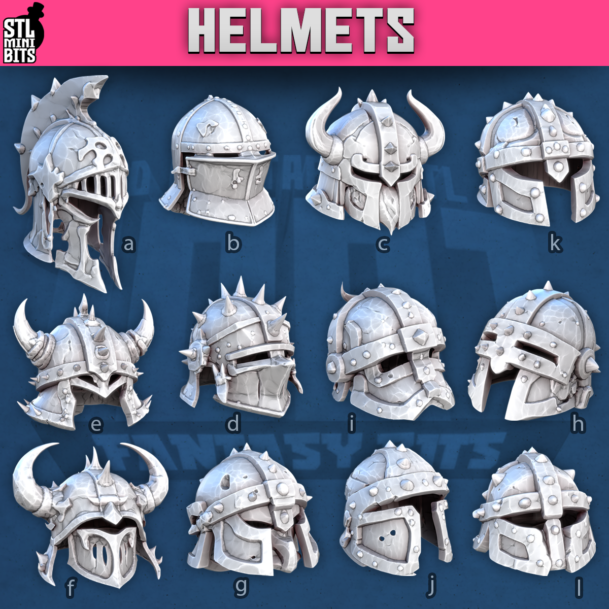1001 Fantasy Bits - Helmets