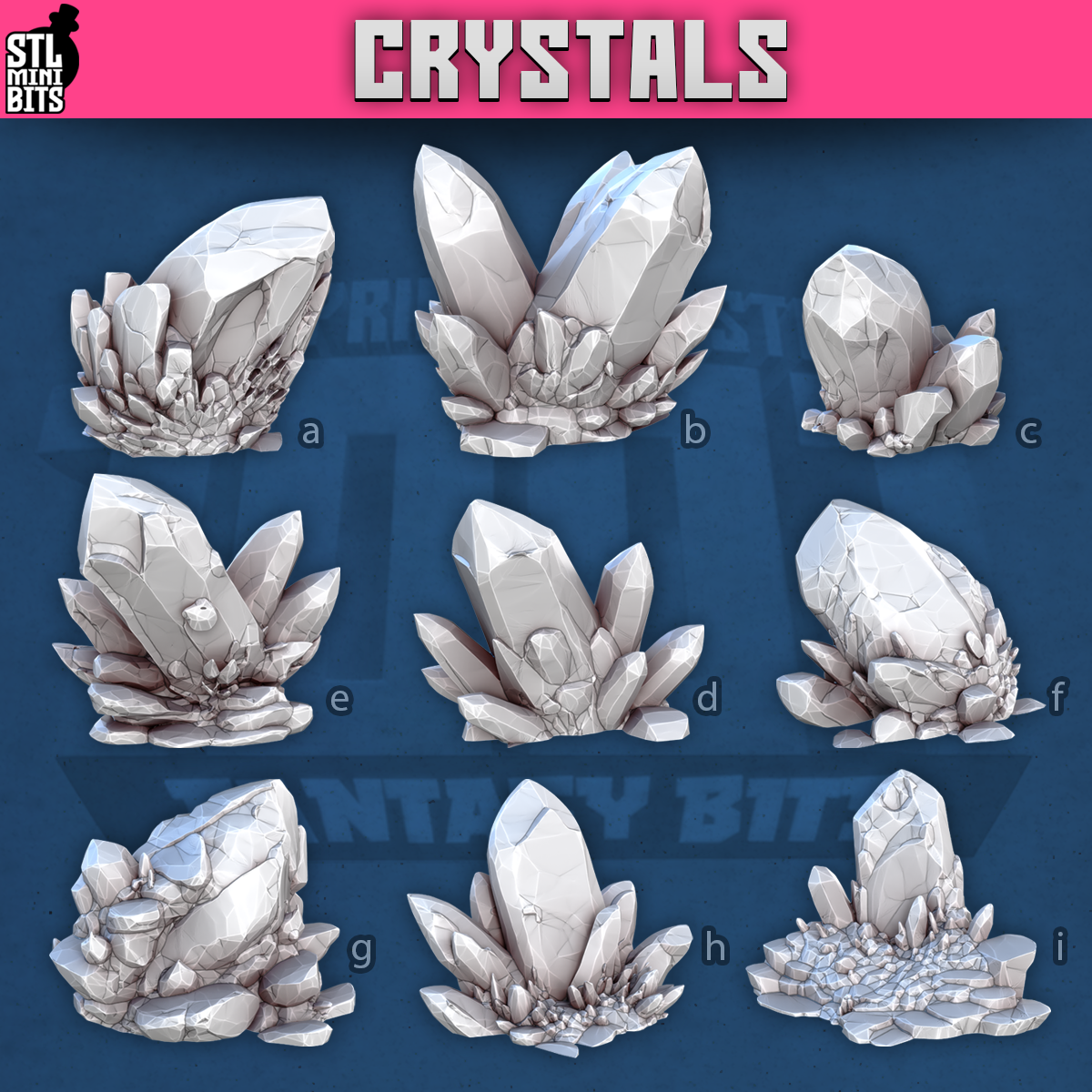 1001 Fantasy Bits - Crystals