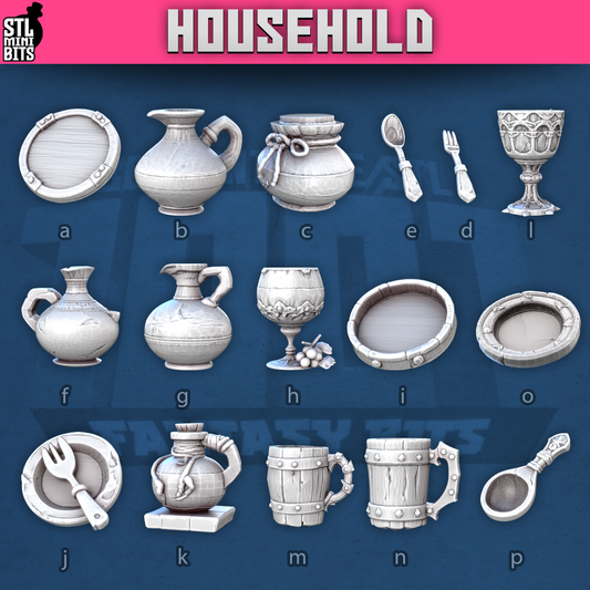 1001 Fantasy Bits - Household