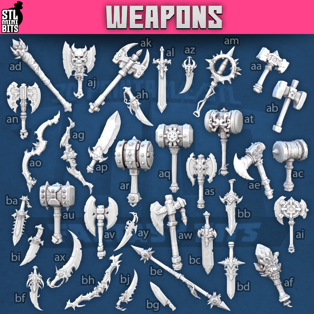 1001 Fantasy Bits - Weapons