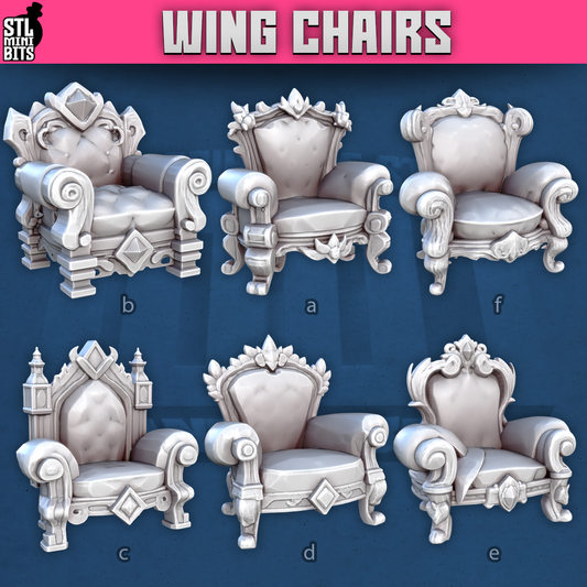 1001 Fantasy Bits - Wing Chairs