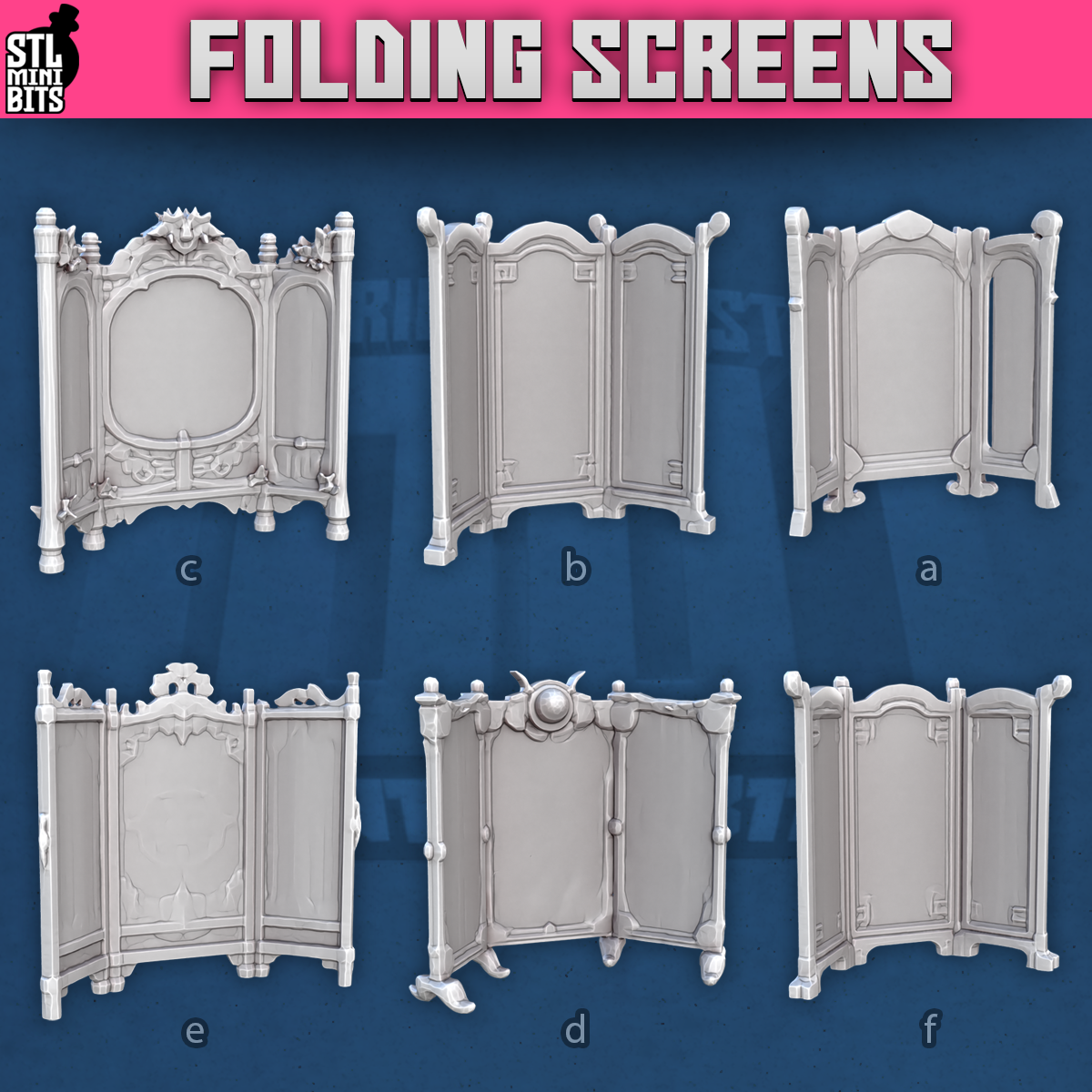 1001 Fantasy Bits - Folding Screens