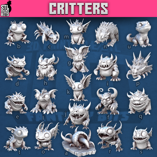 1001 Fantasy Bits - Critters