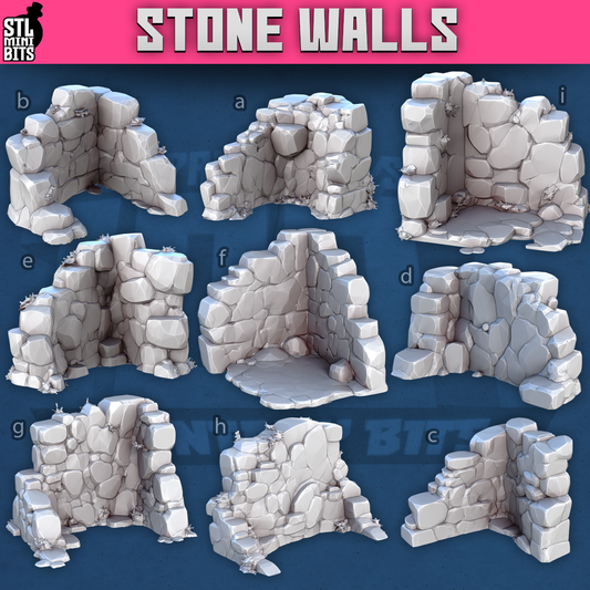 1001 Fantasy Bits - Stone Walls