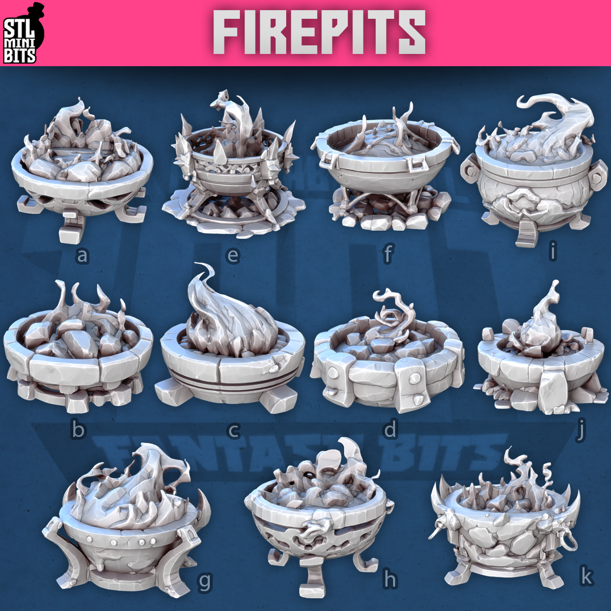 1001 Fantasy Bits - Firepits