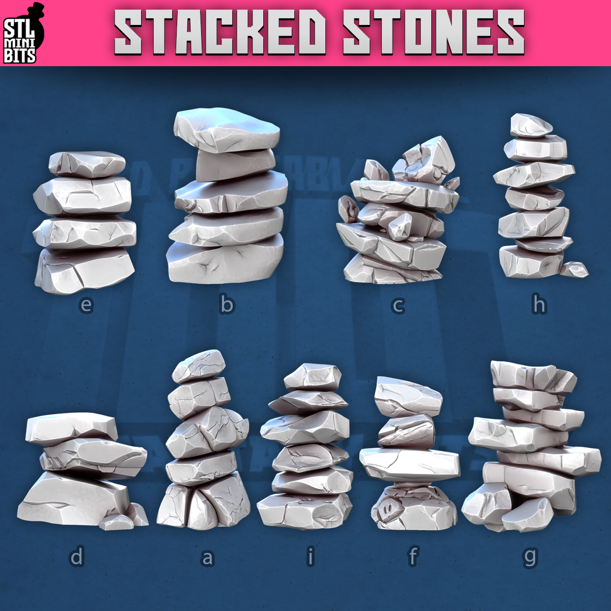 1001 Fantasy Bits - Staked Stones