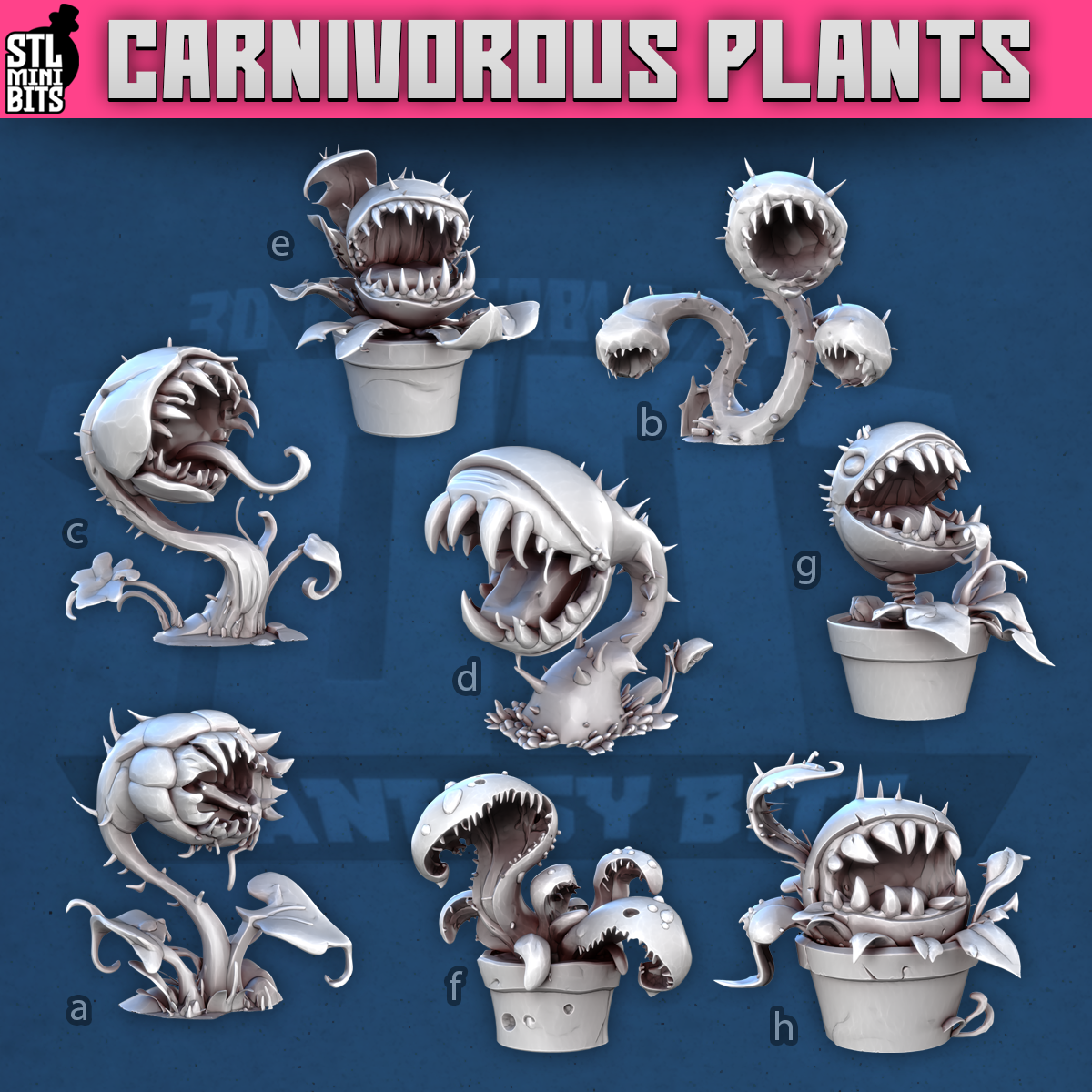 1001 Fantasy Bits - Carnivours Plant