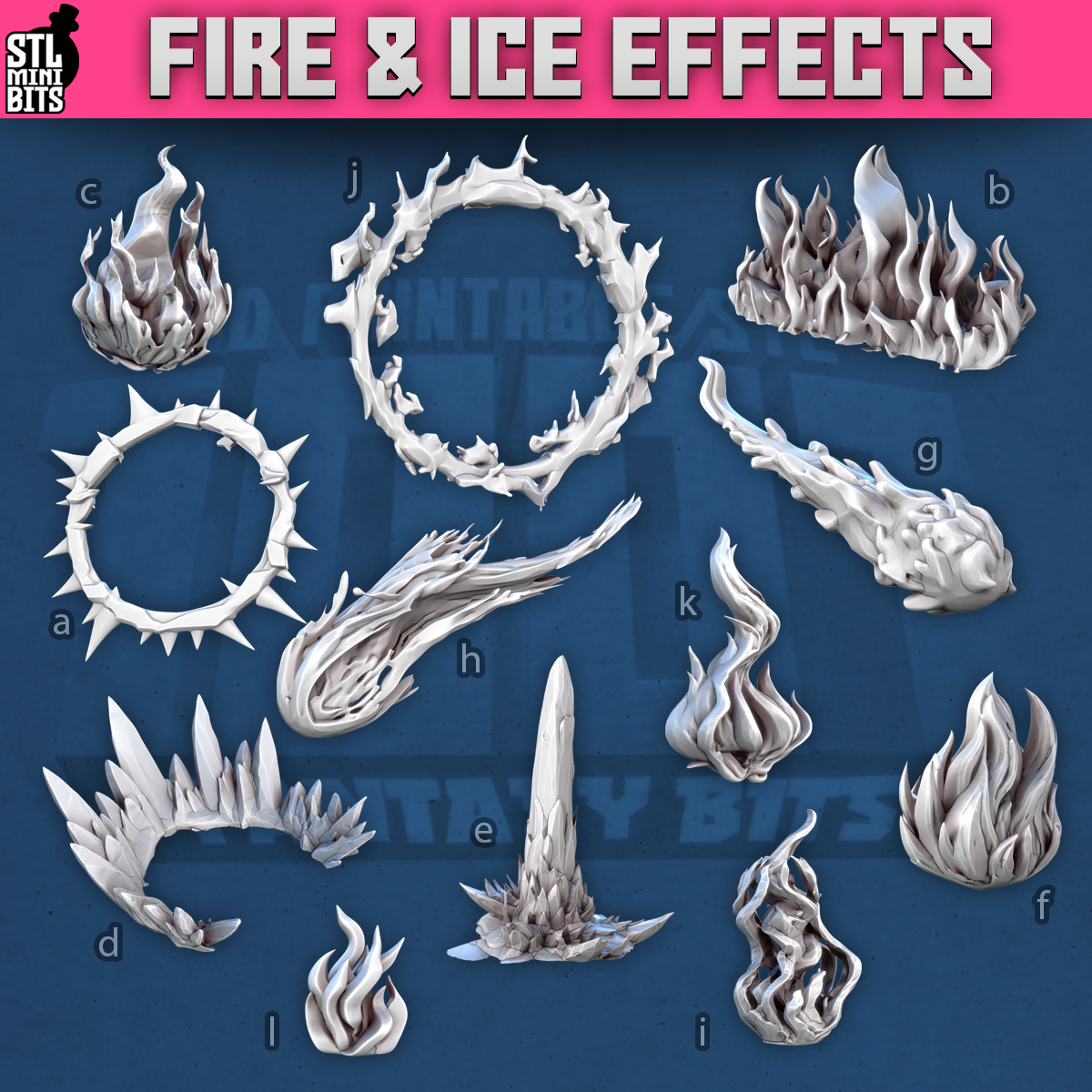 1001 Fantasy Bits - Fire &amp; Ice Effects