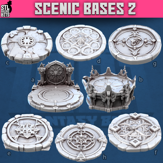 1001 Fantasy Bits - Scenenic Bases v2